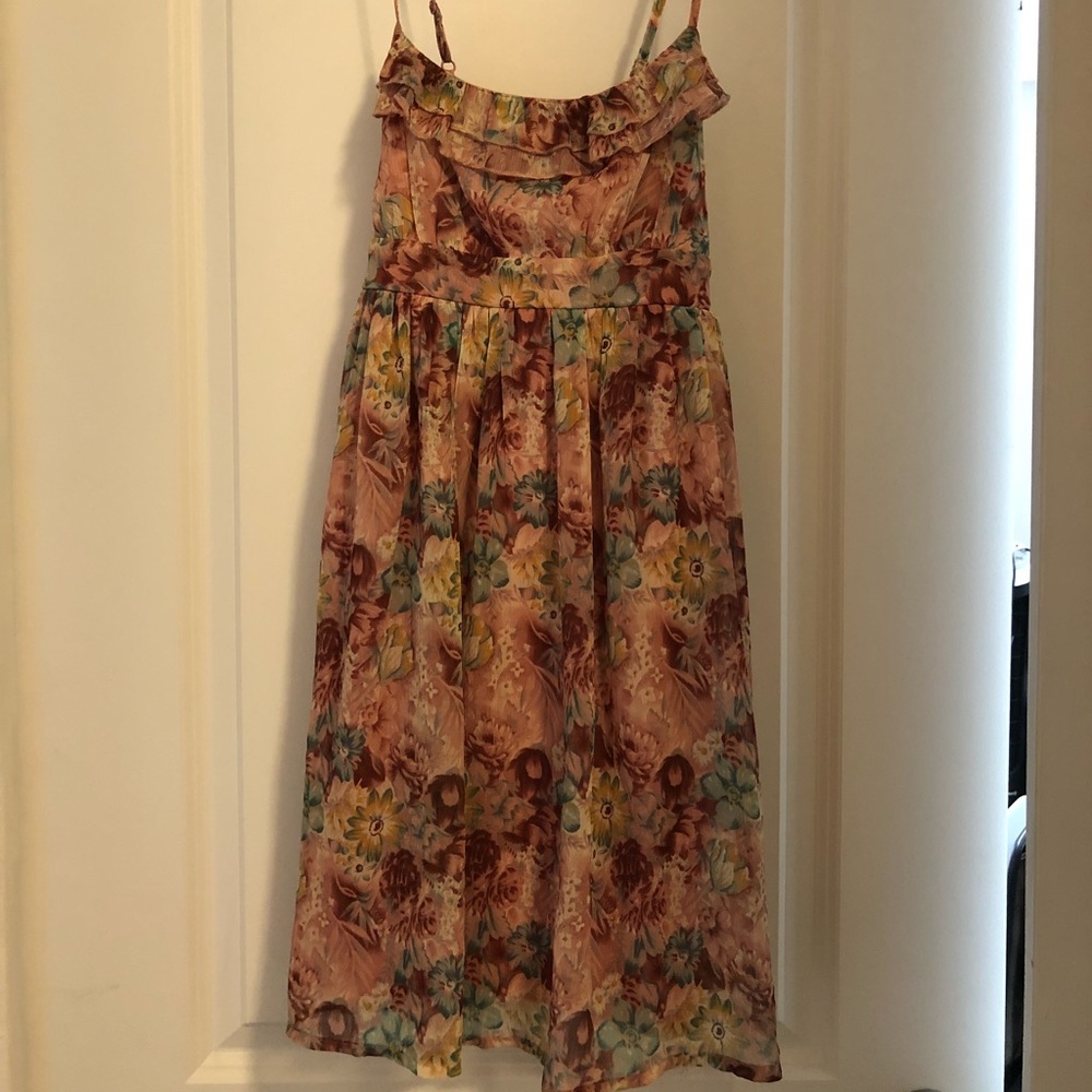 Nordstrom Floral Flounce Dress
